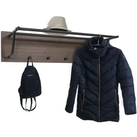 MCW Wandgarderobe N78 Dunkelbraun