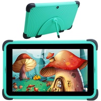 CWOWDEFU 7 Kids-Tablet, 7-Zoll-HD-Display, Android Tablet für Kinder von 3 bis 7 Jahren, 32 GB, Kids Tablet mit Stylus-Stift (Grün)