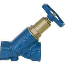 Schlösser Freistromventil Blue-tec mit Muffenanschluss, ohne Entleerung und mit nichtsteigender Spindel, Dn 25, 1" Ig, Dvgw