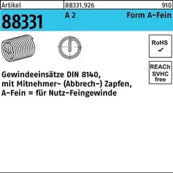 Gewindeeinsätze ART 88331 AMECOIL A 2 AM 24 x 2 x 24 A 2 S