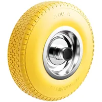 Wiltec Schubkarrenrad 100 kg Gelb