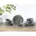 CreaTable Orient Mandala Tafelservice 18-tlg. grau