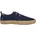 marineblaue Turnschuhe aus Leder