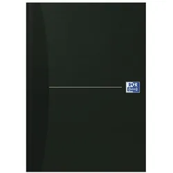 Oxford Notizbuch 'Smart Black' - gebunden, DIN A4, liniert