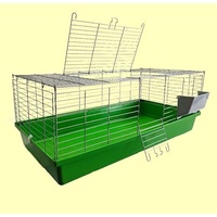 1,20 m Neues Modell Hasenkäfig Nagerkäfig Kaninchenkäfig Käfig Stall Meerschweinchen grün