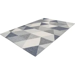 Teppich ARTE ESPINA "Yoga 400", grau (grau, creme), B:200cm H:10mm L:290cm, Polyester, Teppiche, Teppich für Indoor & Outdoor, Fußbodenheizung geeignet, Pflegeleicht