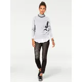 Heine Rollkragenpullover Weiß 44