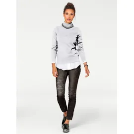 Heine Rollkragenpullover Weiß 44