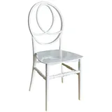 okaffarefatto Stuhl Weiß Neu Phoenix Kunststoff Einzigartiger Monoblock