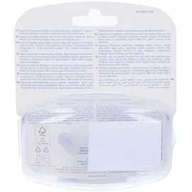 Chicco PhysioForm Light, Schnuller aus Silikon, 6-16 Monate, Schnuller für Kinder mit Sauger aus Silikon, leicht, ergonomische Form, unterstützt die richtige Entwicklung des Mundes, hellblau, 2 Stück