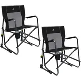 GCI Campingstuhl Freestyle Rocker Schwarz