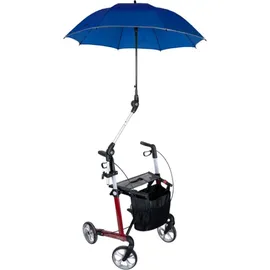 MPB Pieper Rollatorschirm 99 blau mit reflektierendem Rand