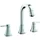 Grohe Grandera 3-Loch-Waschtischbatterie Chrom