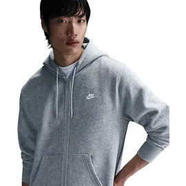 Nike Club Sweatjacke Herren DK Grey Heather/Lt Smoke Grey XXL