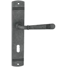 Domino Langschildgarnitur BB-Buntbart Nickel Loft M95