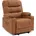 MCombo Relaxsessel 7033 Kunstleder 88 x 110 x 83 Braun elektrisch mit Liegefunktion
