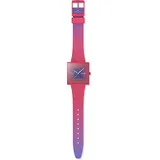 Swatch SQUARELY BERRY SO34R700 Unisexuhr
