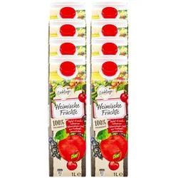 Lieblings Heimische Früchte Apfel-Kirsch-Johannisbeer 1 Liter, 8er Pack