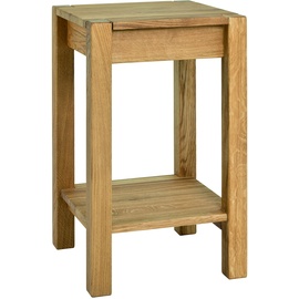 Haku-Möbel HAKU Möbel Beistelltisch Massivholz eiche 35,0 x 35,0 x 60,0 cm