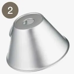 Artemide Reflektor für Tolomeo Tavolo/Terra/Lettura - Ersatzteil, Reflektor - Aluminium