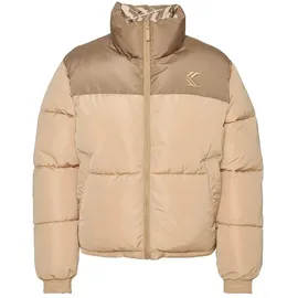 Karl Kani OG Revsersible Puffer Jacket - Beige - L