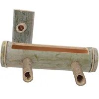 HANABASS 1 Set Bambusrohr Wasserspender Wasserspiel Kit Teich Wasserbrunnen Garten Solar Wasserbrunnen Gartenbrunnen Im Freien Meerschweinchen Schloss Garten Wasserspiele Fisch