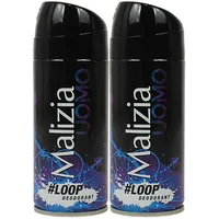 Malizia Uomo Parfum d'Intesa Deodorant Spray 150 ml – Eau de Toilette für Herren, intensiver und langanhaltender Duft, Frische für den ganzen Tag (Loop 2 Einheiten)
