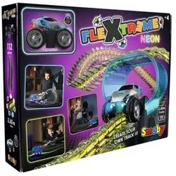 SMOBY 7600180917 FleXtreme Neon Rennbahn-Set