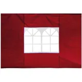 Mojawo 2er Set Seitenteile Fenster Seitenwand Pavillon Faltpavillon Fenster Rot PA - beschichtet 300x200cm