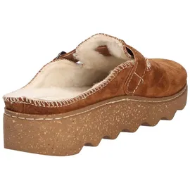 ROHDE Damen, Frauen, Hausschuhe,warm gefüttert,verbandschuhe,therapieschuhe,Klett-Hausschuhe,Cuoio,40 EU / 6.5 UK - 40 EU