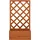 furnicato Garten-Spalier mit Blumenkasten 50 x 25 x 90 cm Orange