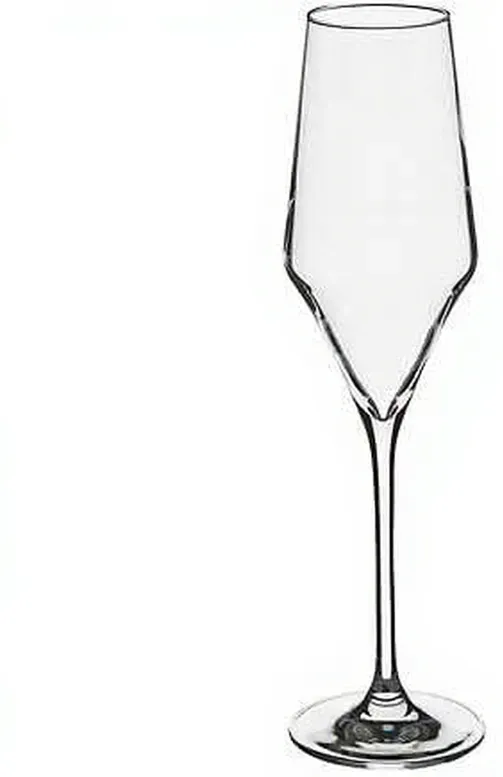 Atmosphera Clarillo Champagnerglas, 220 ml, Höhe 24,3 cm, Durchmesser 6 cm, Einzelglas