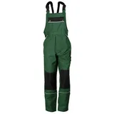 TMG Latzhose Arbeitshose Herren, Cargohose Berufsbekleidung | 50 | grün/schwarz