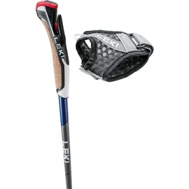 Leki Smart Flash 110 cm anthracite-midnightblue-darkmetallic-white