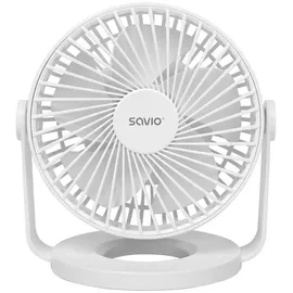 Savio AD-01 11,5 cm Standventilator Weiß