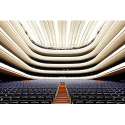 Fototapete PAPERMOON "Photo-Art MARTIN FLECKENSTEIN, SALA PRINCIPAL", bunt, B:4,00m L:2,60m, Vlies, Tapeten