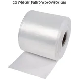 varivendo Fallrohrprovisorium 10m Regenrohrschlauch Dachrinnenersatz Wasserablaufschlauch