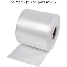 varivendo Fallrohrprovisorium 10m Regenrohrschlauch Dachrinnenersatz Wasserablaufschlauch