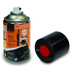 FOLIATEC Auspuff 2K-Lackspray Schwarz Glänzend (250 ml) 0,25 L (2125)