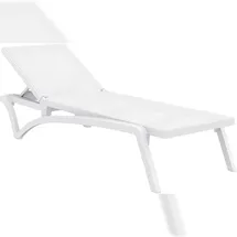 CLP Sonnenliege Pacific 250 x 68 x 0 cm Weiß