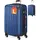 monzana Hartschalen-Trolley 4-Rollen L 60 cm / 2,8 kg blau