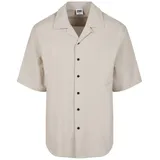 URBAN CLASSICS Relaxed Seersucker Kurzarmhemd Schwarz S