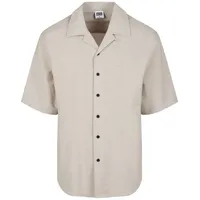 URBAN CLASSICS Relaxed Seersucker Kurzarmhemd Schwarz S