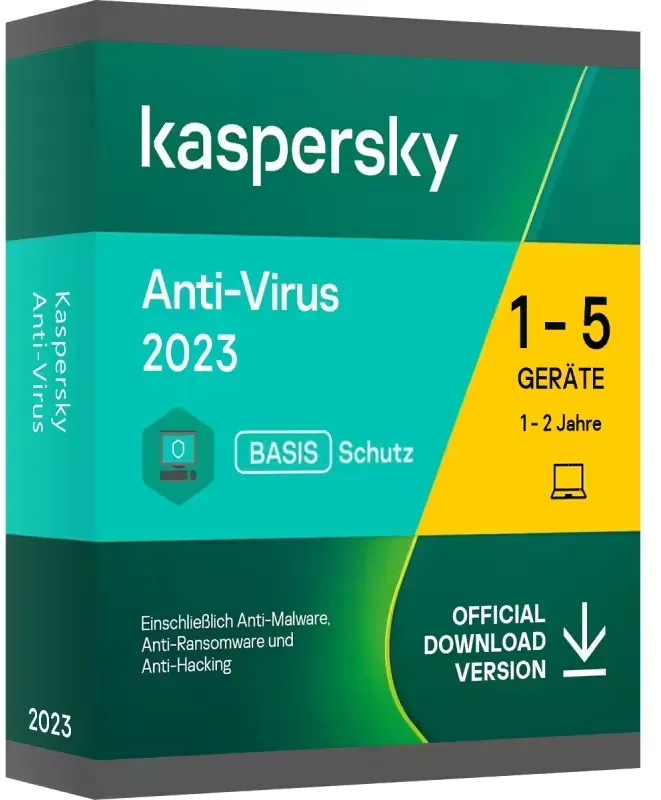 Kaspersky Antivirus 2024 - 1 Jahr | 10 Gerät