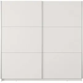 home collective Schwebetürenschrank 200,6 x 207 x 60 cm Weiß