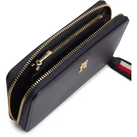Tommy Hilfiger TH Logotape Compact Zip Around Geldbörse blau