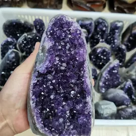 luxuskollektion Amethyst-Kristall-Cluster 2.2lbs Natürliches