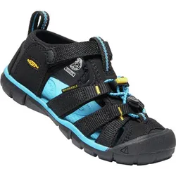 KEEN Kinder Schuh SEACAMP II CNX, BLACK/KEEN YELLOW, 24