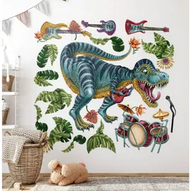 Tulup Aufkleber, 130x193 cm Dinozaur Instrumente