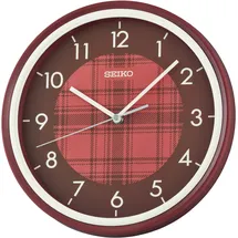 Seiko QHA016R 0,00 Quarz Wanduhr rot